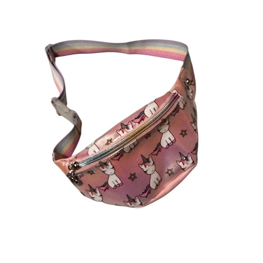 Unicorn Print Pink Fanny Pack